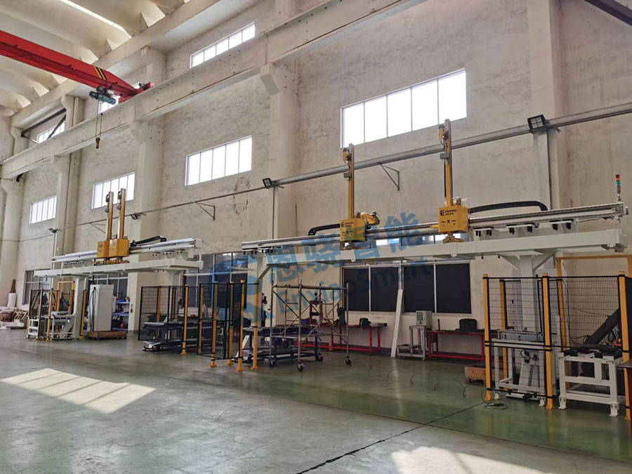 经济款机械手龙腾端板自动线